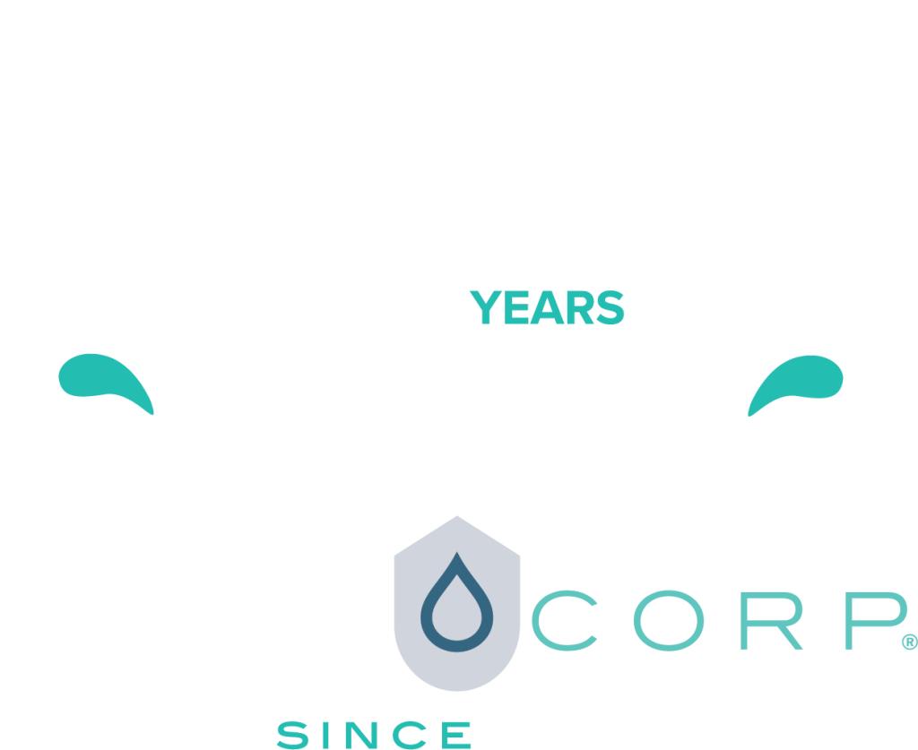 Hydro Corp 40 year anniversary logo