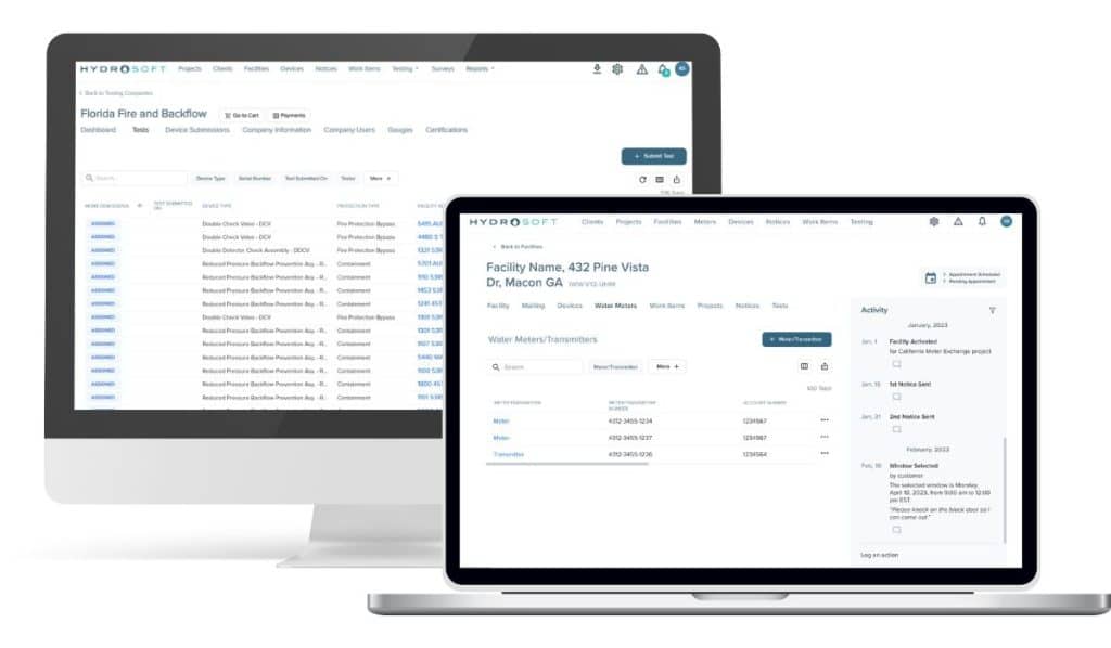 hydrosoft - Backflow Preventer Test Tracking | Public Water Systems - HydroCorp