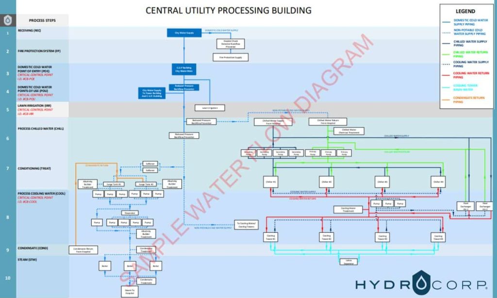 sample process flow diagram
