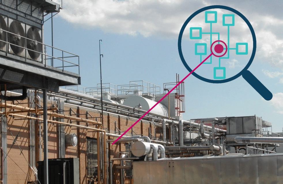 Industrial-thumb-with-magnifying-glass-piping - HydroCorp Industrial-thumb-with-magnifying-glass-piping - How Updating Your Piping Schematics Gives YOU a Strategic Advantage - HydroCorp - HydroCorp