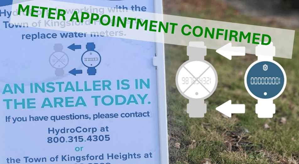 Meter-sign-with-meter-icons-Appointment-confirmed - Keeping Consumer Confidence During Water Meter Replacement Projects - HydroCorp - HydroCorp