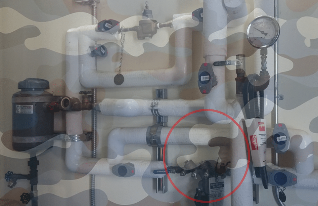 camoflage-BSP-cross-connection-with-circle - Camouflaged Cross-Connections: Containment vs Isolation Programs - HydroCorp - HydroCorp