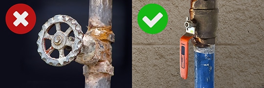 hc-residential-old-valve-replacement-2 - HydroCorp hc-residential-old-valve-replacement-2 - Roadblocks to Water Meter Replacements; Owner Side Shut Off Valves - HydroCorp - HydroCorp